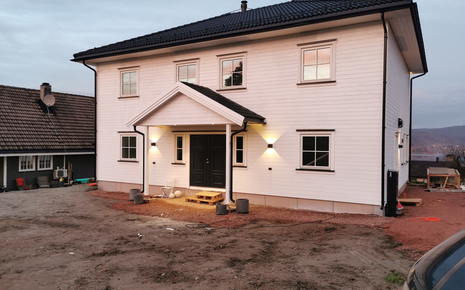 Ferdigstilt enebolig i Svelvik, utført av Bygge Ekspert AS